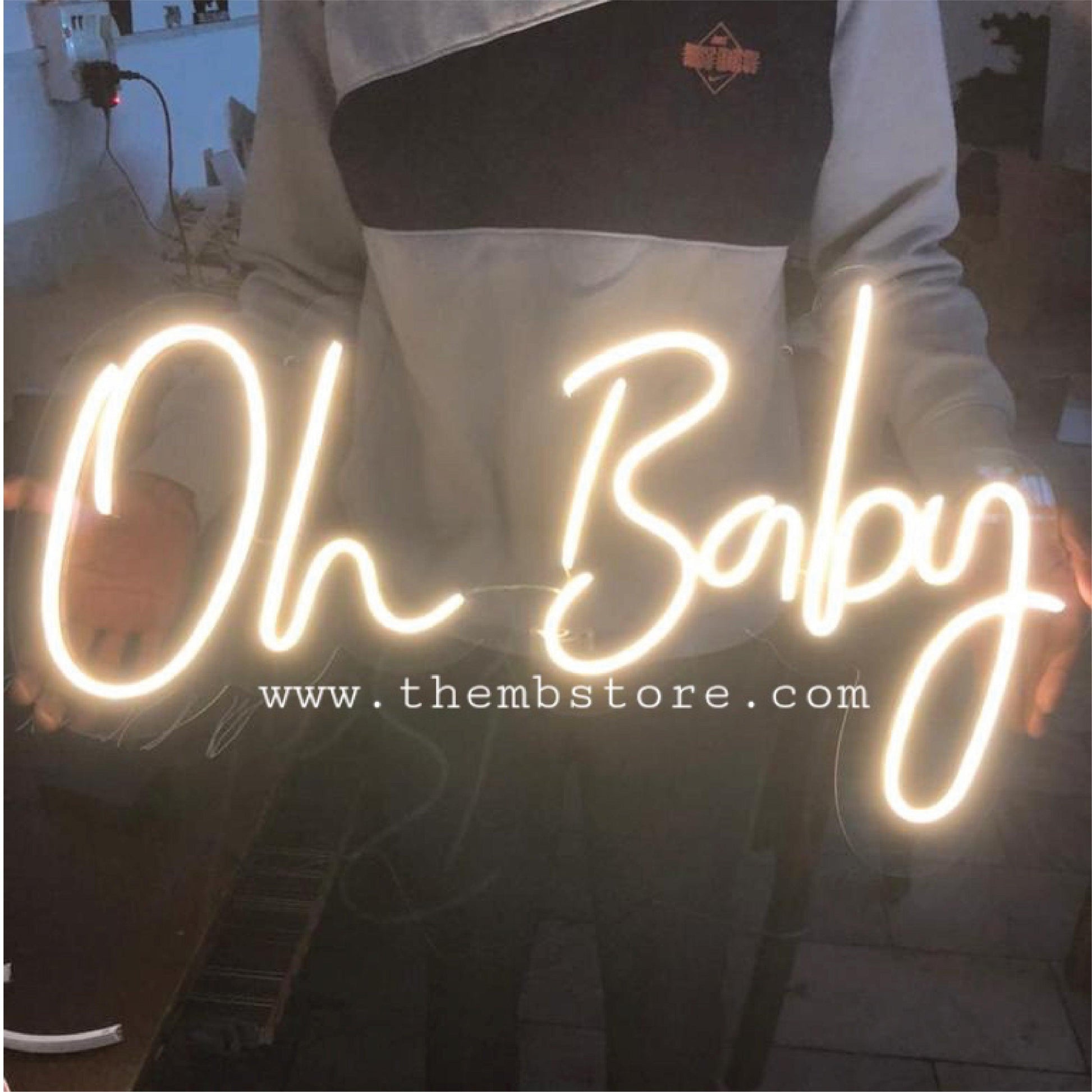 Oh Baby Neon sign - Makkar & Brothers