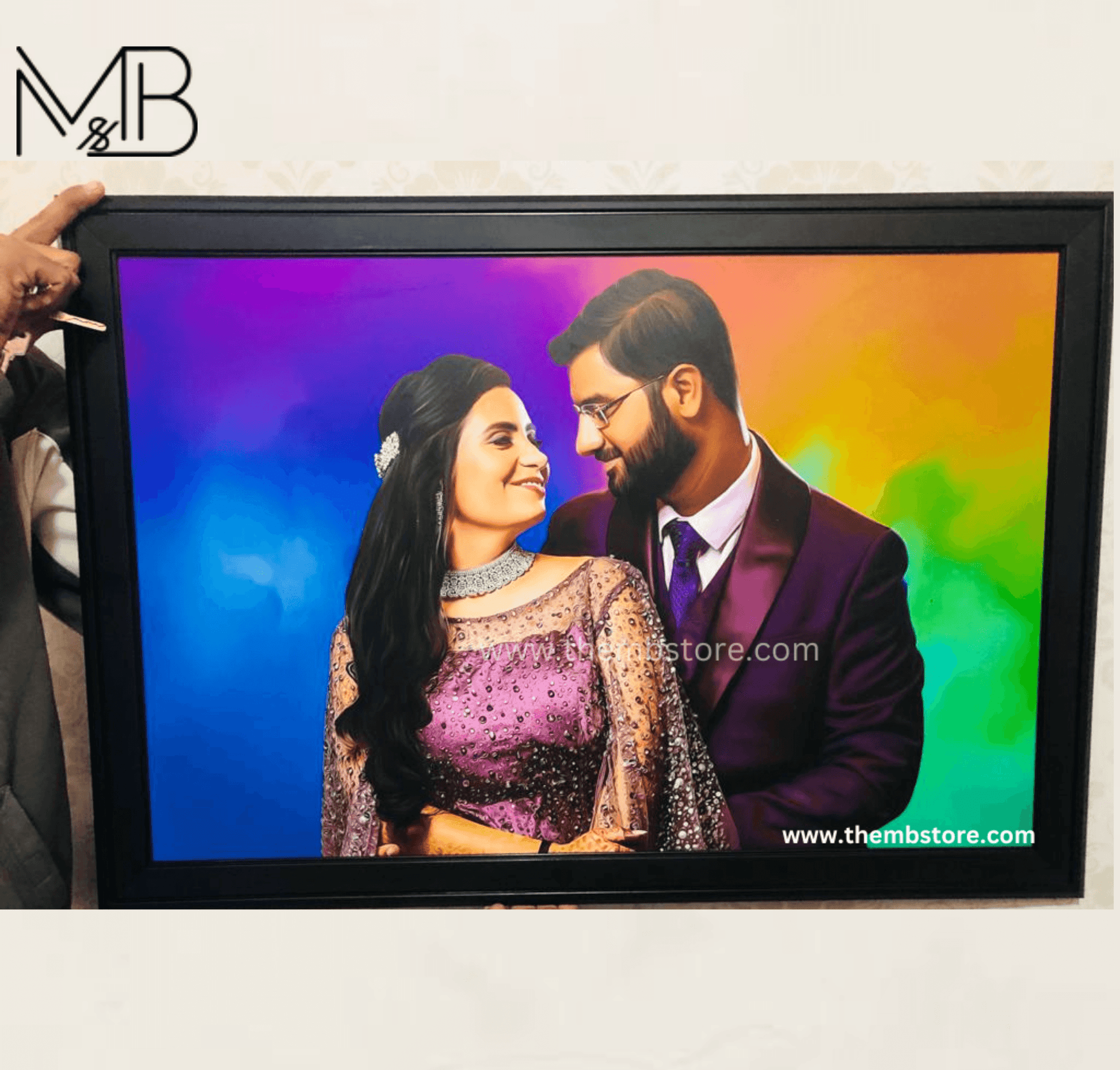 oil painting photo frame