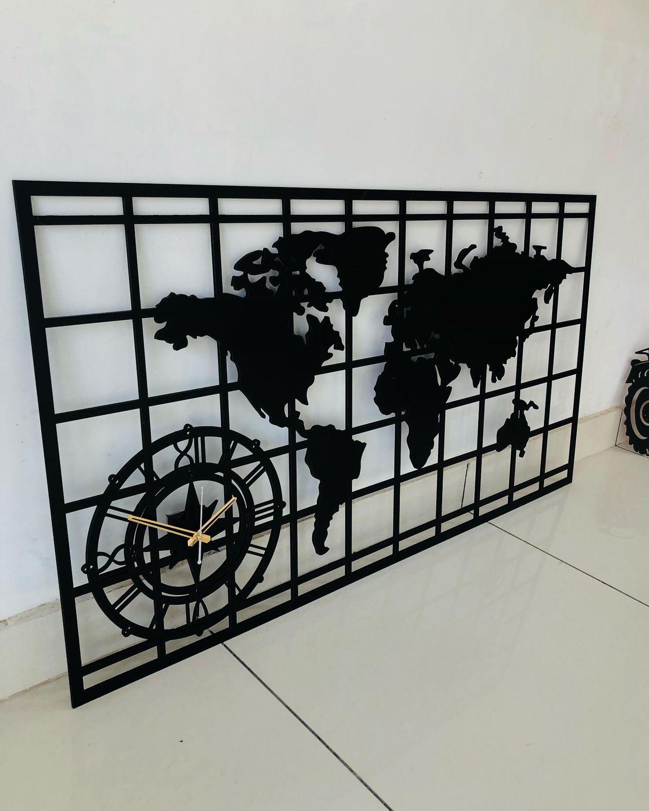 World Map Wall Décor - Makkar & Brothers