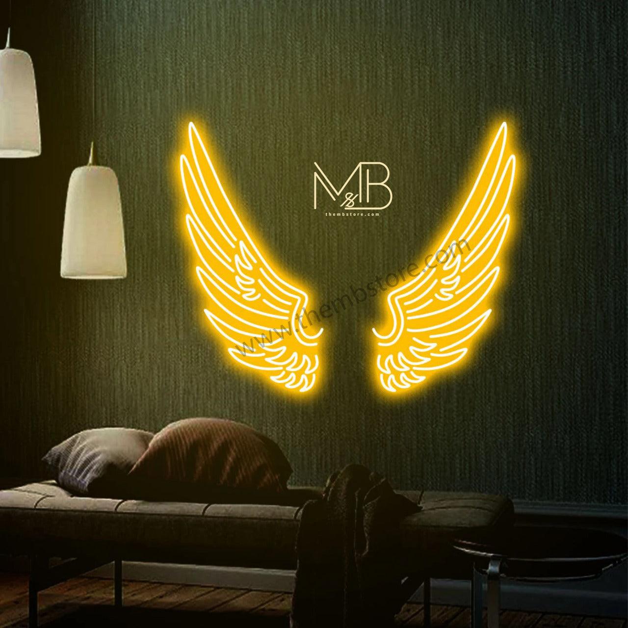 Single Color Neon Wings