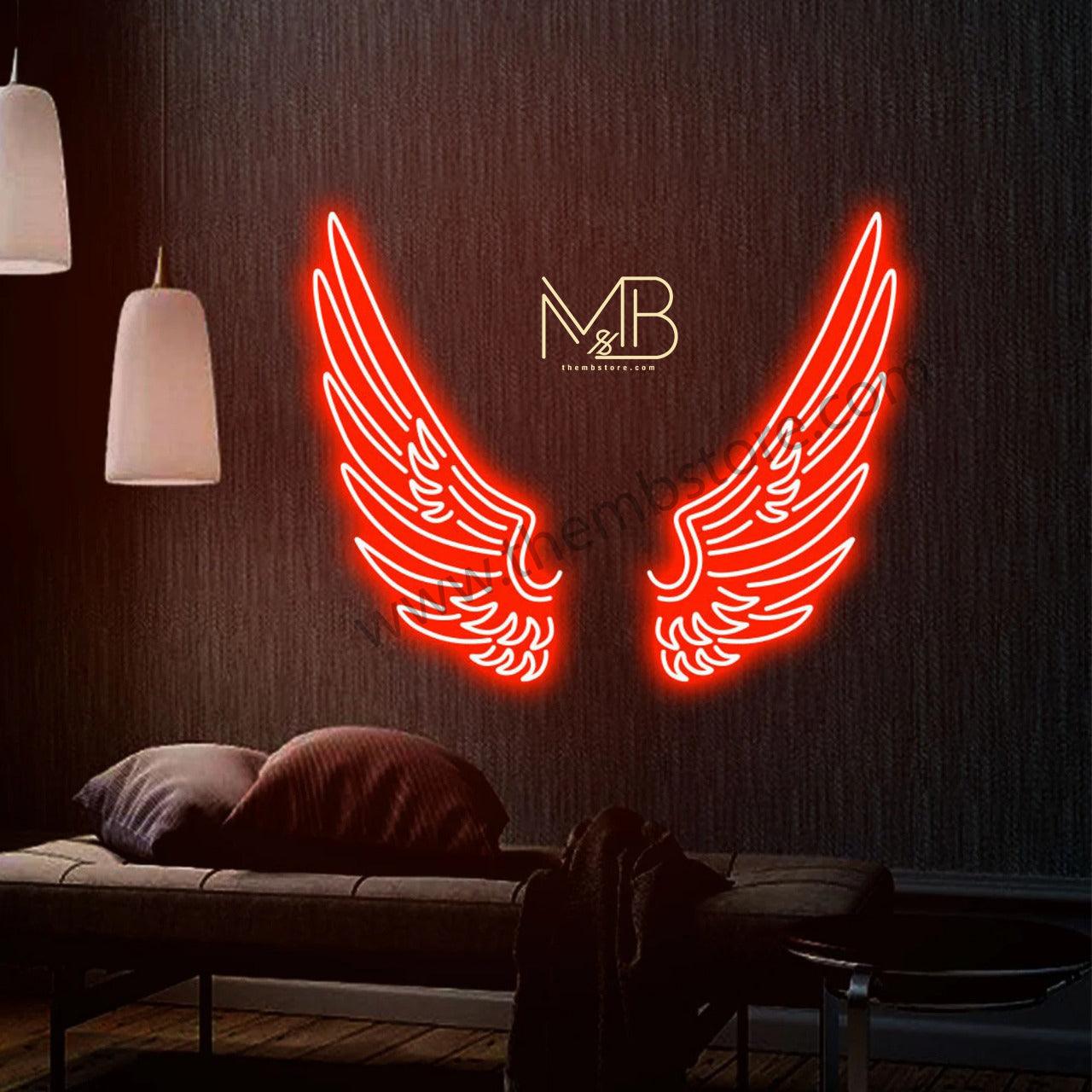 Single Color Neon Wings
