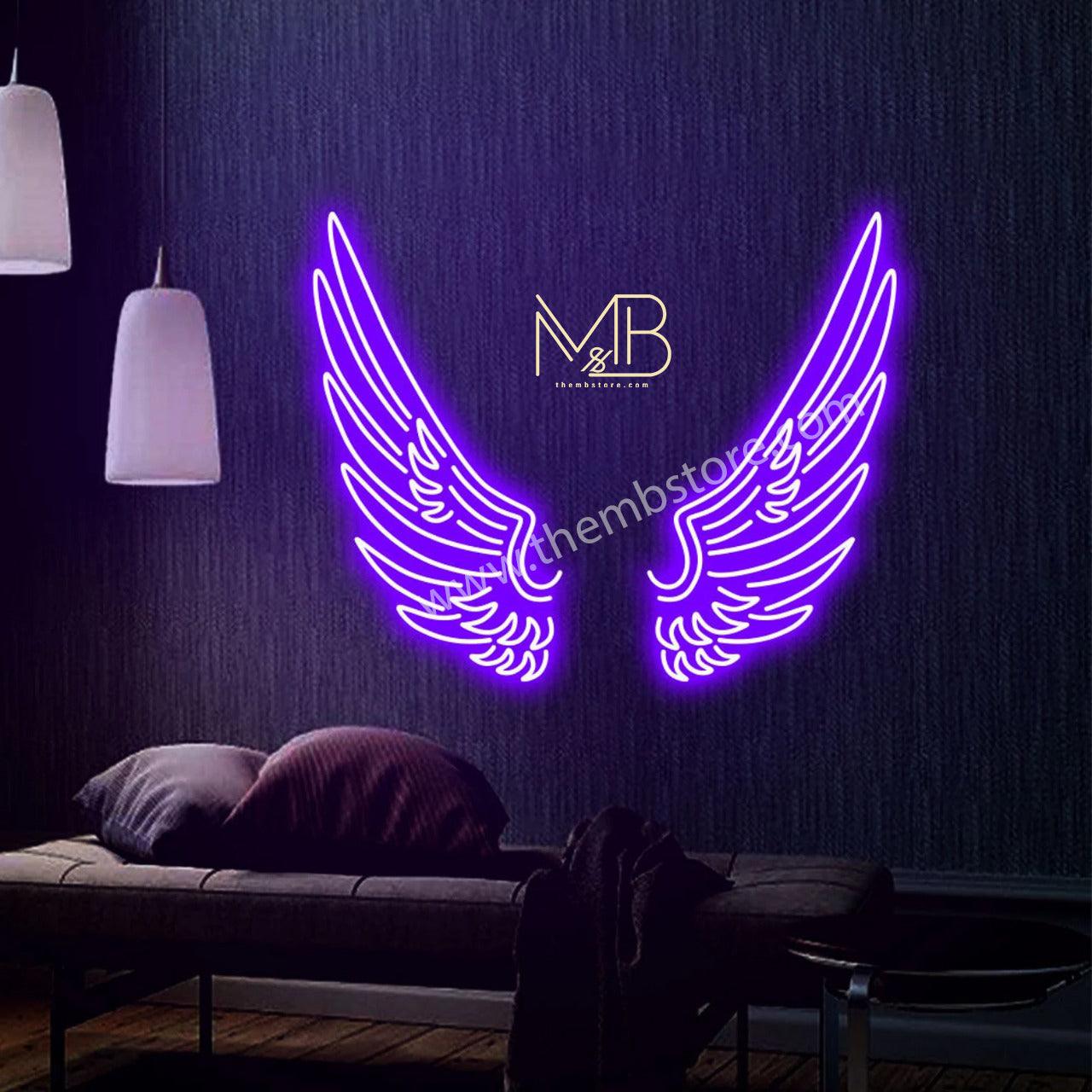 Single Color Neon Wings
