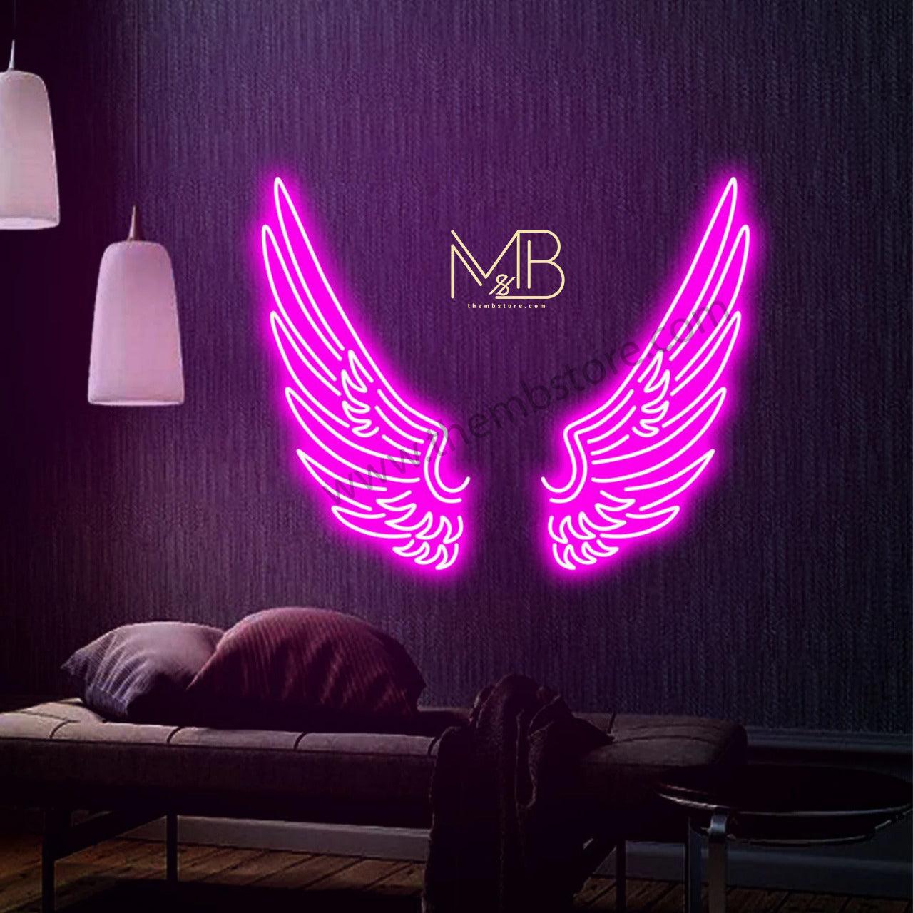 Single Color Neon Wings