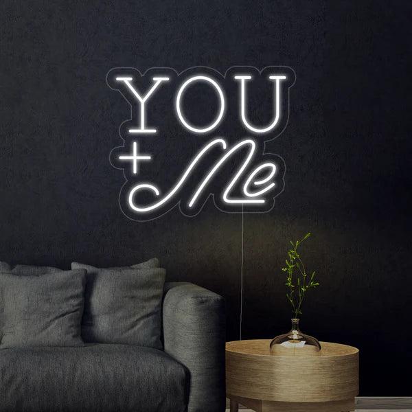 You+Me Neon Sign