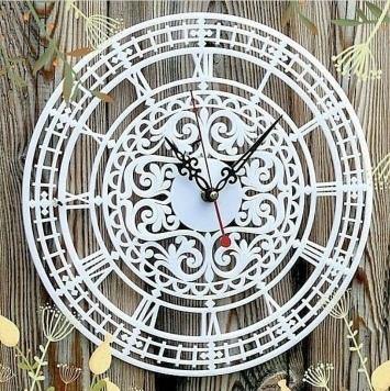 Floral Wall Clock - Makkar & Brothers