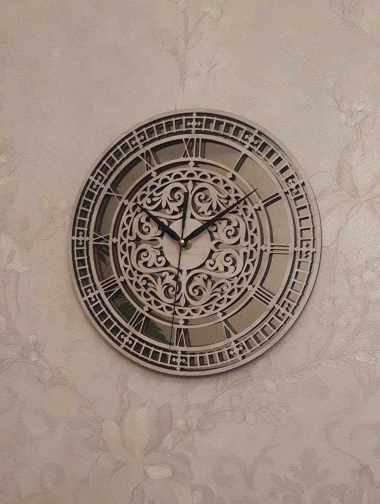 Floral Wall Clock - Makkar & Brothers