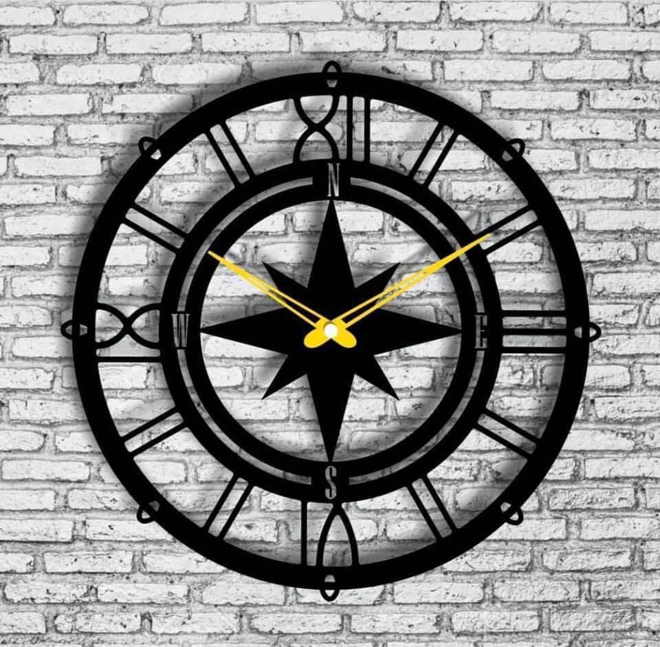 Compass Wall Clock - Makkar & Brothers