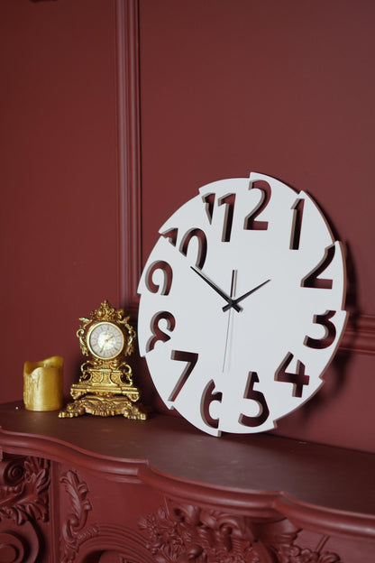 Half Cutt Numeric Clock