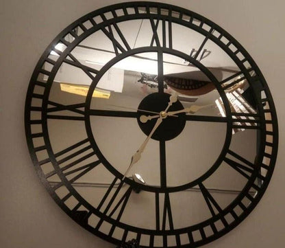Golden Mirror Clock
