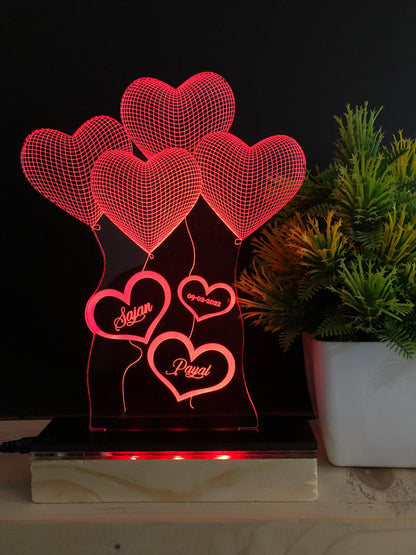 personalized 3d illusion lamp