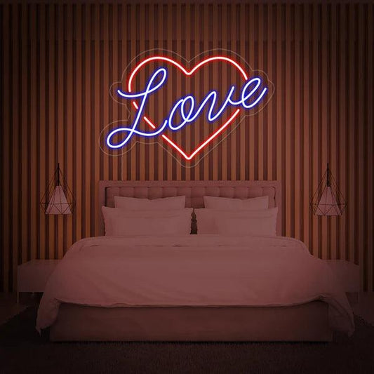 Love Heart Neon Sign - Makkar & Brothers