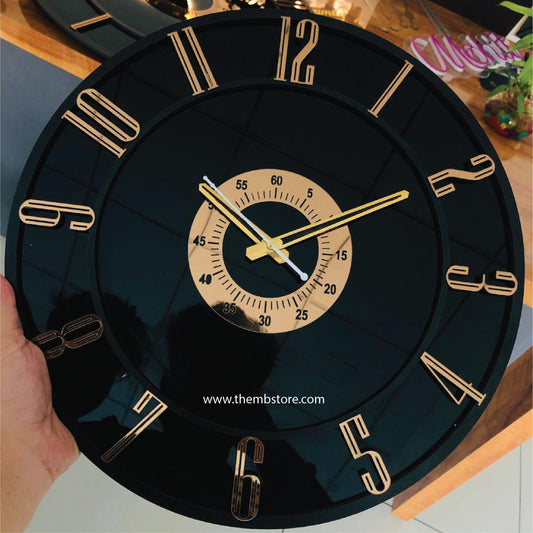 Rose Gold Mirror Clock - Makkar & Brothers